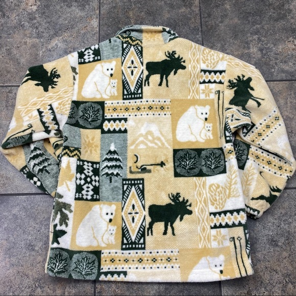 Women’s/Adult VTG 90’s Quality Goods Canada Full Zip Fleece Jacket Size Small - Picture 3 of 6